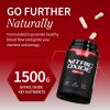 Nitric Oxide Supplement with L-Arginine to Support Energy, Quick Recovery, Heart Health, Muscle Growth & Circulation, 90 Vegetarian Capsules